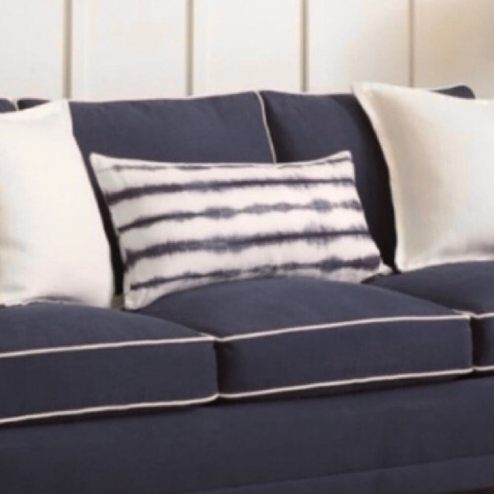 Serena & Lily Capitola Stripe 14”x30” Pillow Case Zip Cover